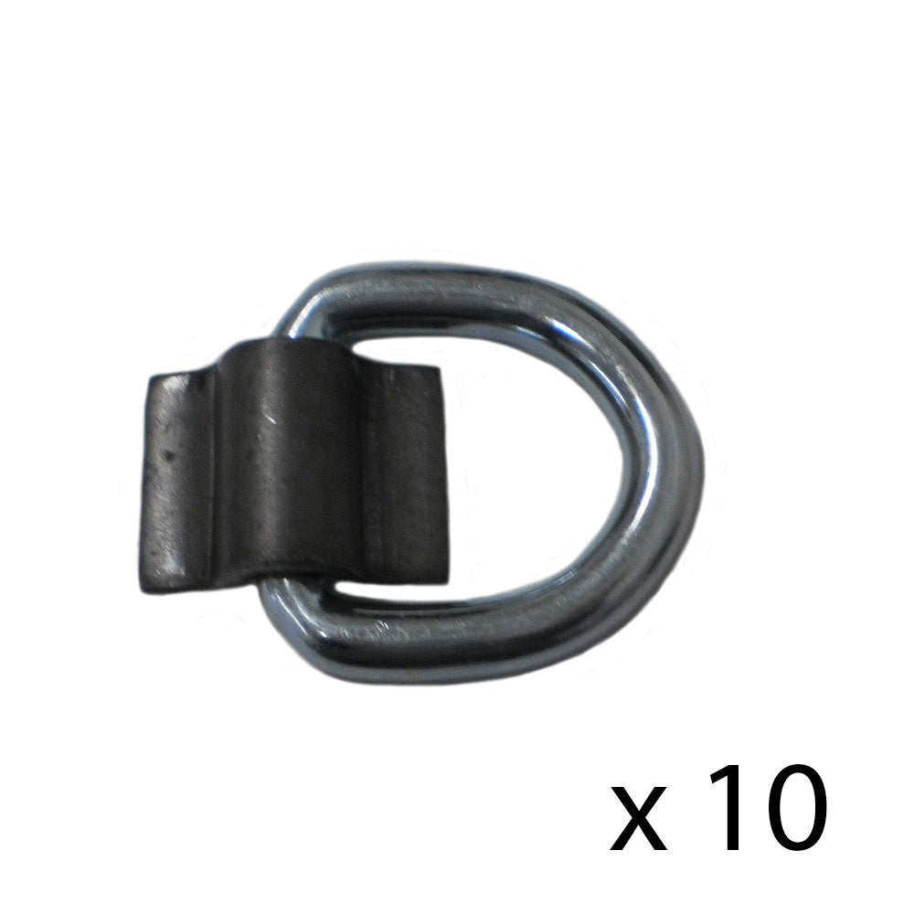 10 3/8" D Ring 5000# Weld On for ATV Motorcycle Rope Tie Trailer Truck WR15