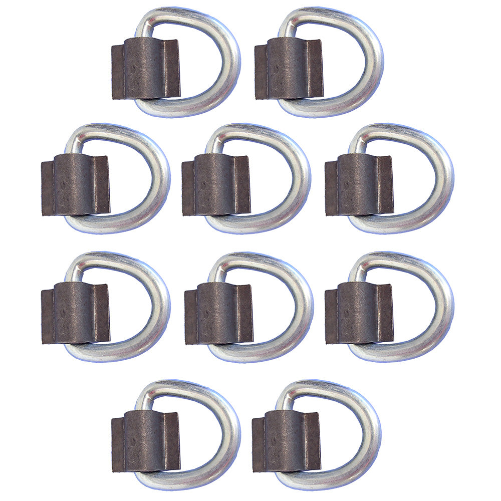 10 3/8" D Ring 5000# Weld On for ATV Motorcycle Rope Tie Trailer Truck WR15