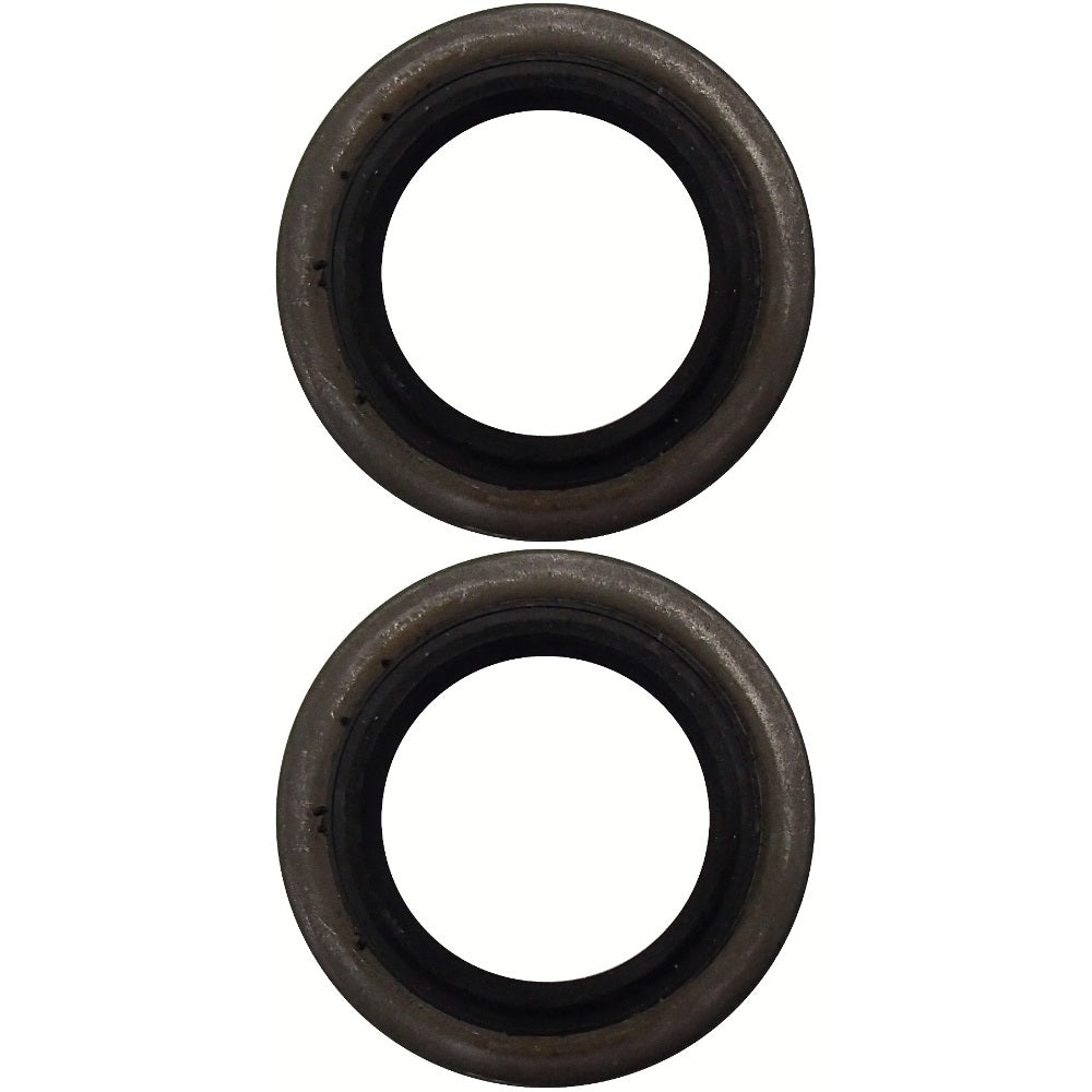 (2) 3500# Trailer Axle Double Lip EZ Lube Grease Seals 2.5" OD for Dexter 10-19